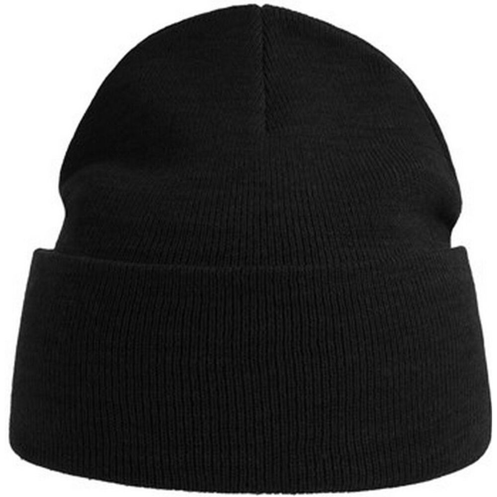 Atlantis Unisex Adult Pure Recycled Beanie / Black